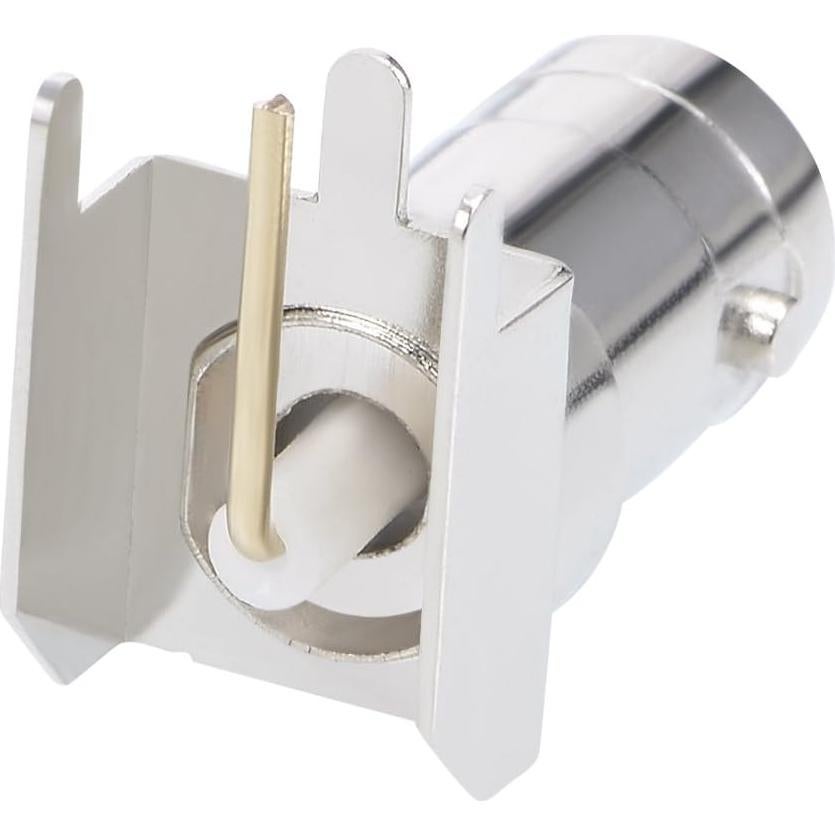 Conector RF Coaxial BNC Femenino en Ángulo Recto uxcell - 6PCS