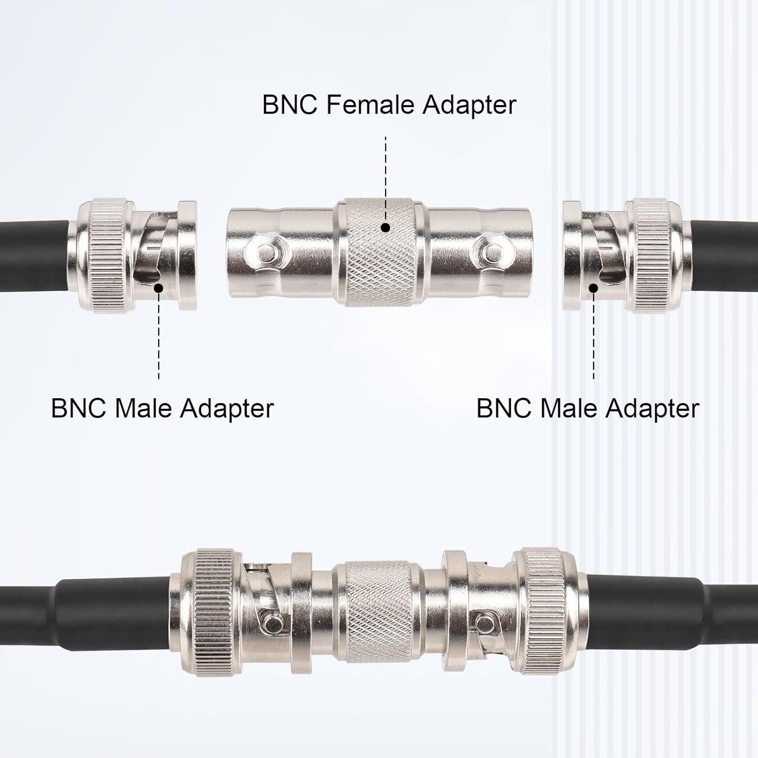 Adaptador BNC hembra a hembra 75 Ohm Shenzhenshi Maoke - 5 PCS