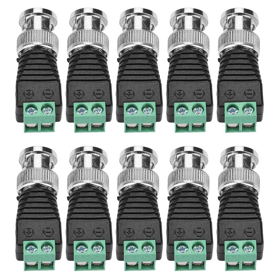 Adaptador BNC a 2 Terminales de Tornillo Gagool - Paquete de 10
