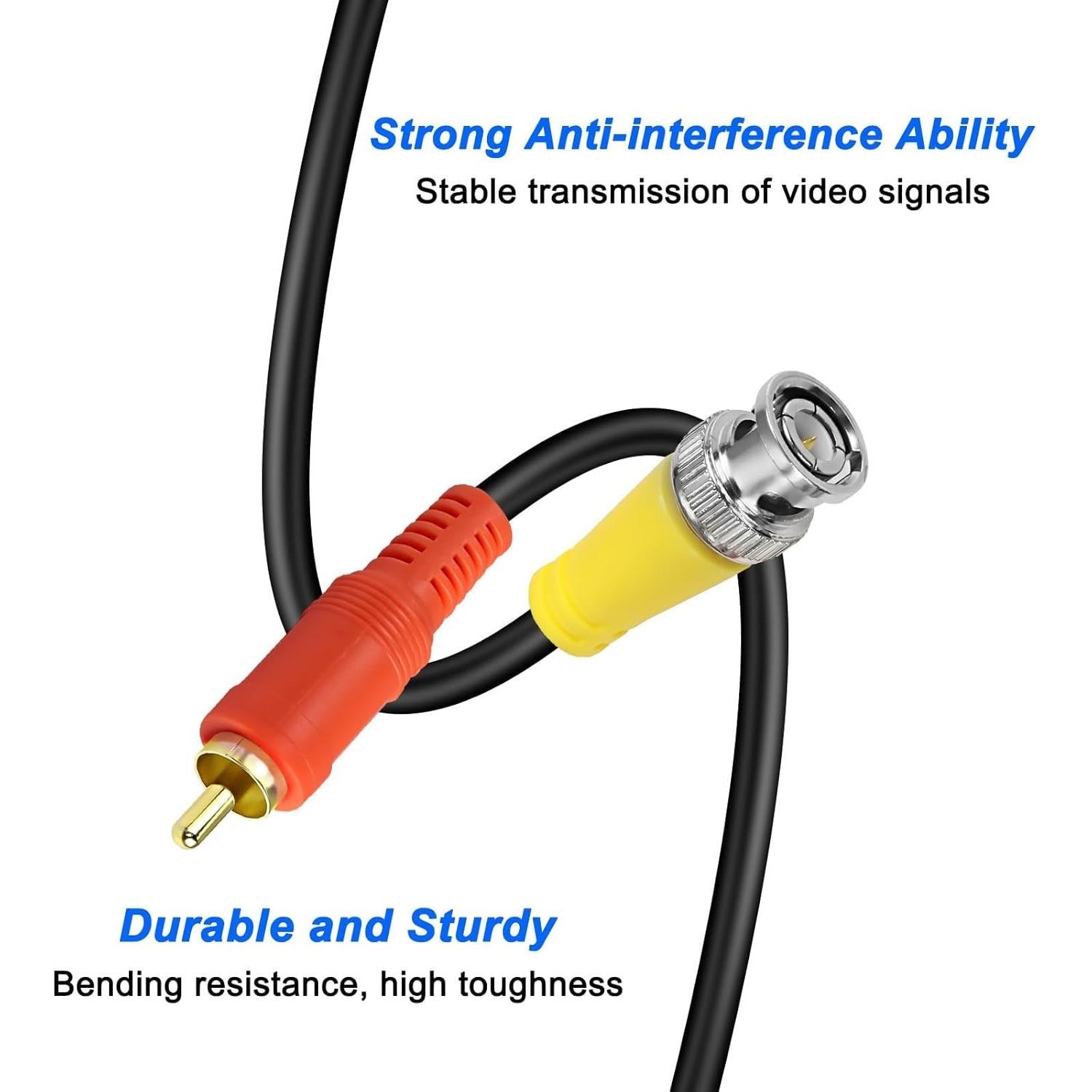 Cable Coaxial BNC a RCA 1.5m Yingtuyou para CCTV