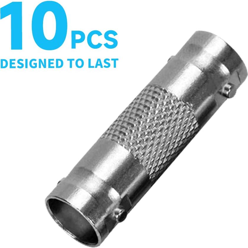 Conectores BNC Hembras a Hembras ANLINK 10 PCS para CCTV