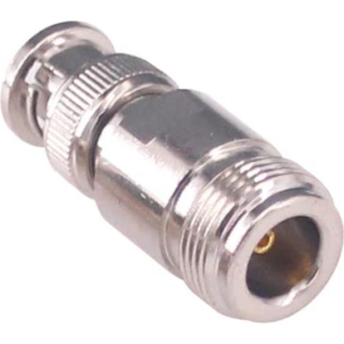 Adaptador Coaxial BNC a N Macho Hembra 50 Ohm 2 Pcs RFaha