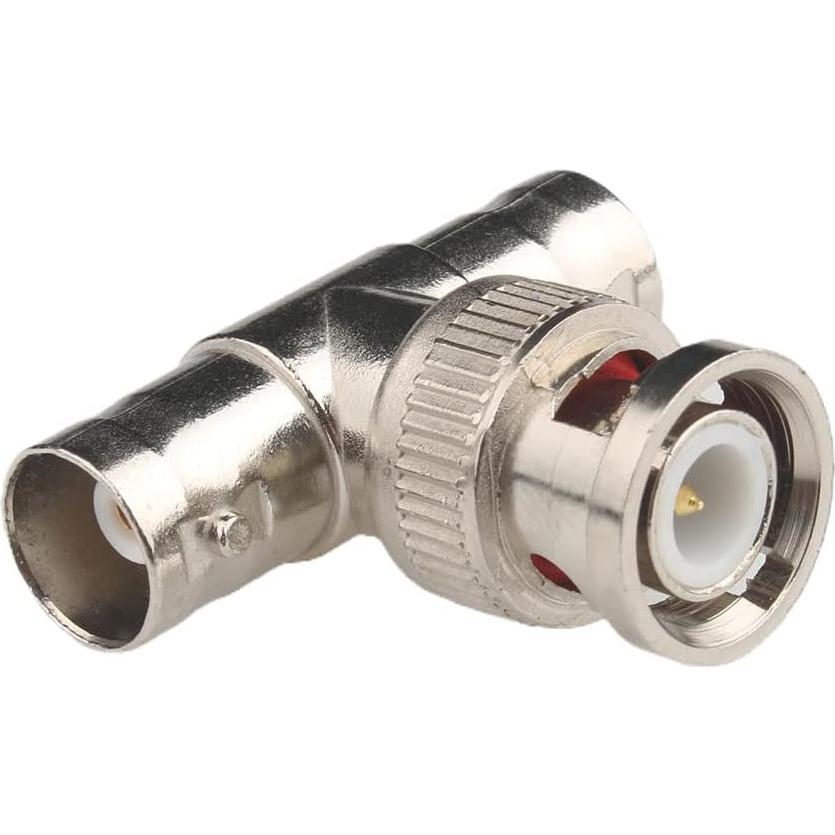 Adaptador Divisor BNC 7 Pcs Macho a 2 Hembras Tipo T