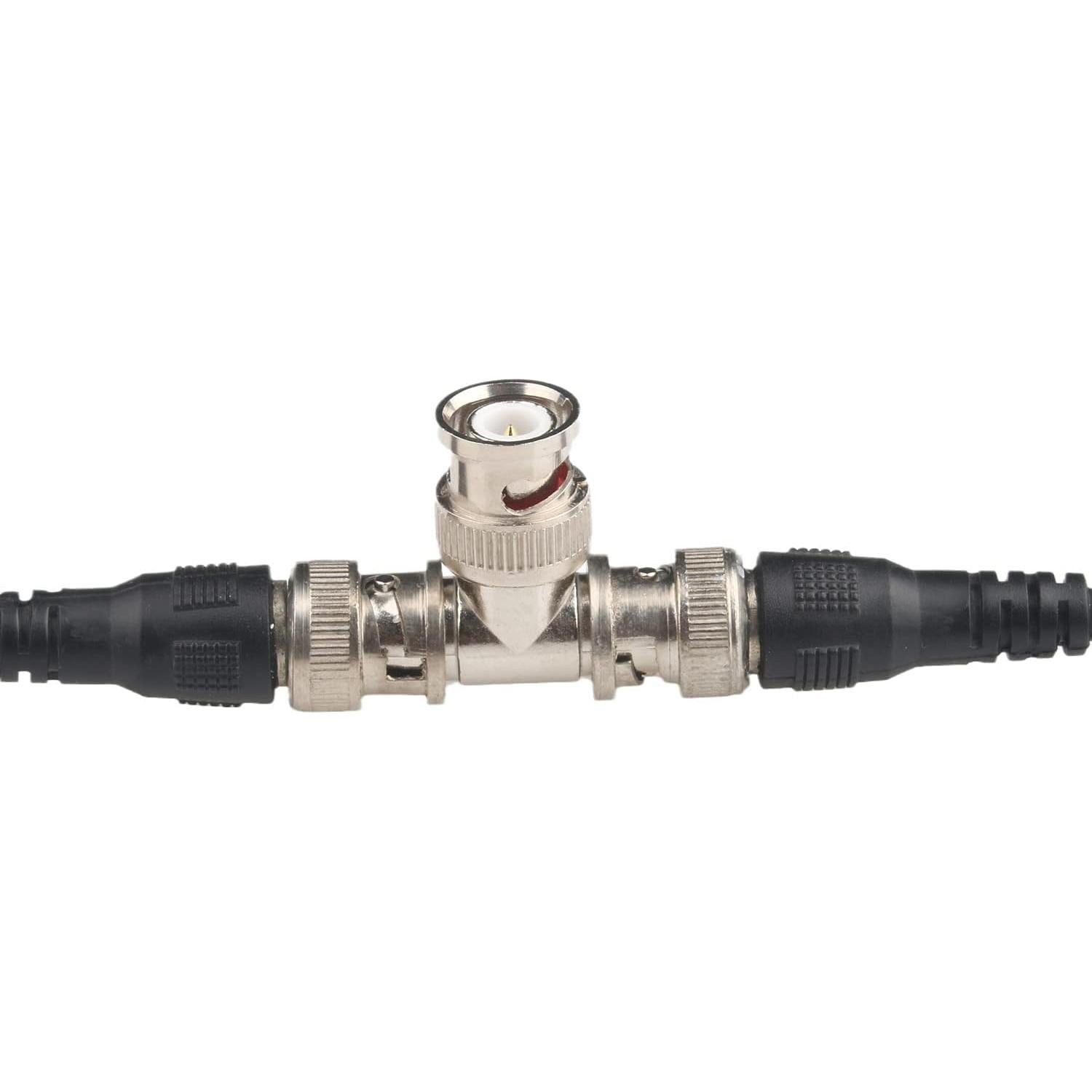 Adaptador Divisor BNC 7 Pcs Macho a 2 Hembras Tipo T