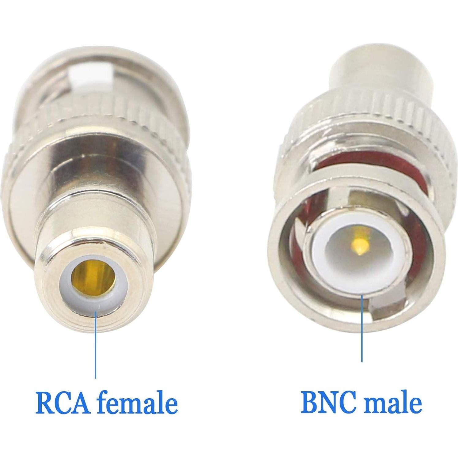 Adaptador BNC a RCA Macho Hembra YOUCHENG 5 Piezas