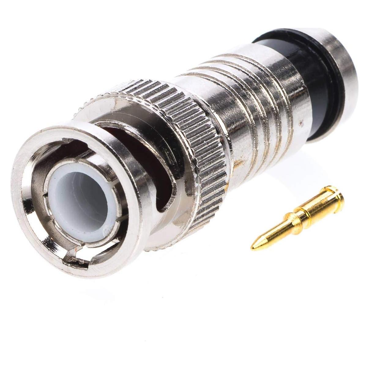 Conector Coaxial BNC RG59 Macho SATMAXIMUM - Paquete de 50