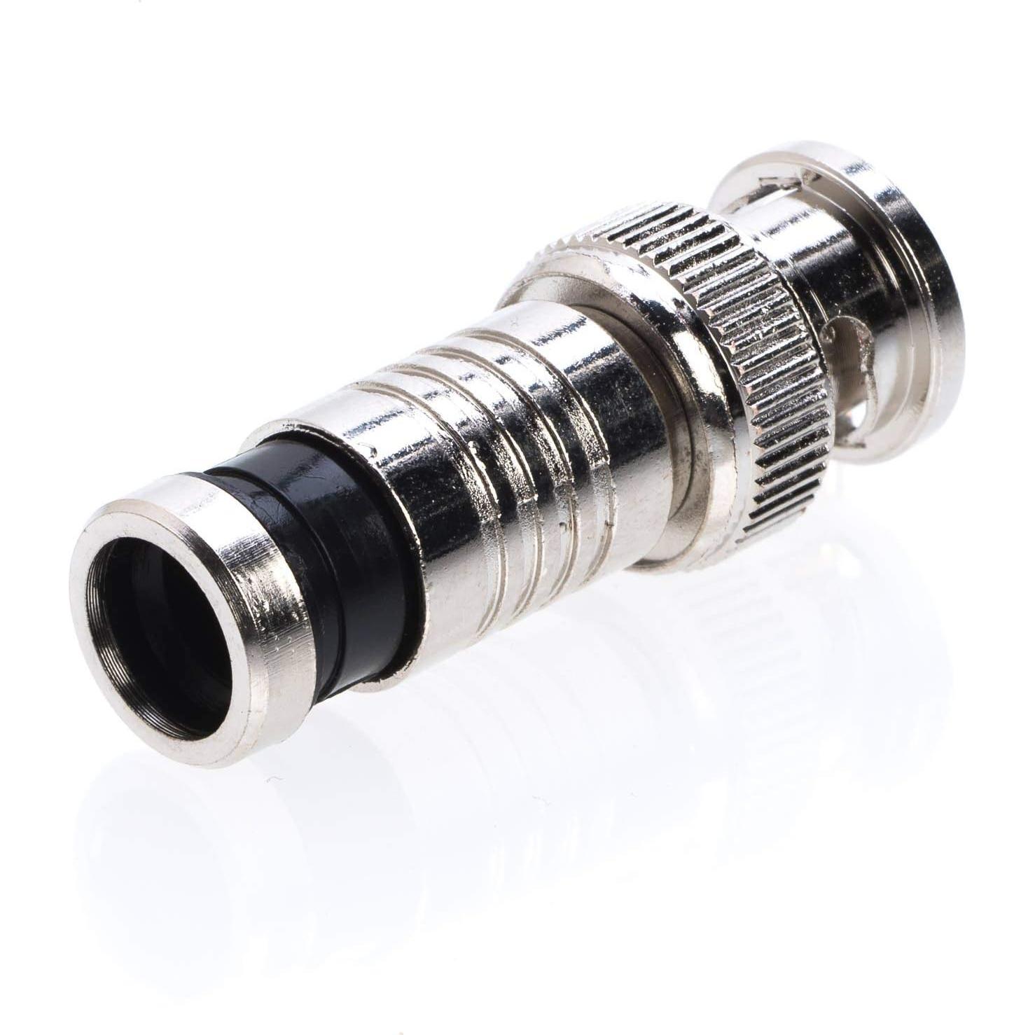 Conector Coaxial BNC RG59 Macho SATMAXIMUM - Paquete de 50