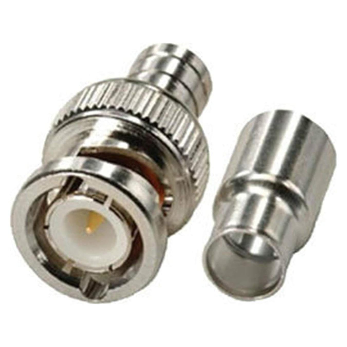 Conectores BNC macho Crimp-On RG59 - Paquete de 100 unidades