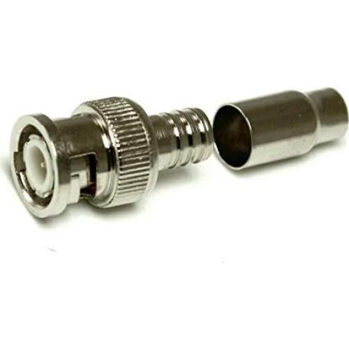 Conectores BNC macho Crimp-On RG59 - Paquete de 100 unidades