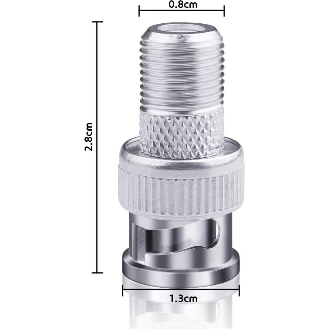 Conectores Coaxiales BNC a F Fanbalunke 59 Pcs 75 Ohm