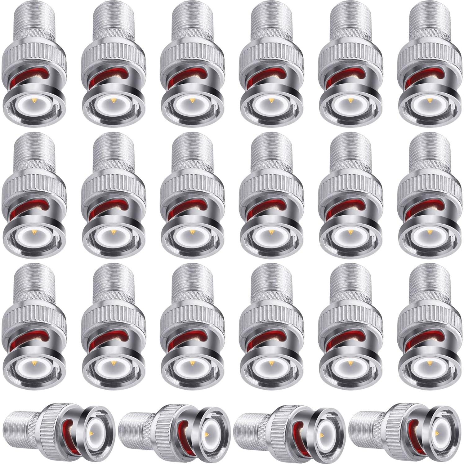 Conectores Coaxiales BNC a F Fanbalunke 59 Pcs 75 Ohm