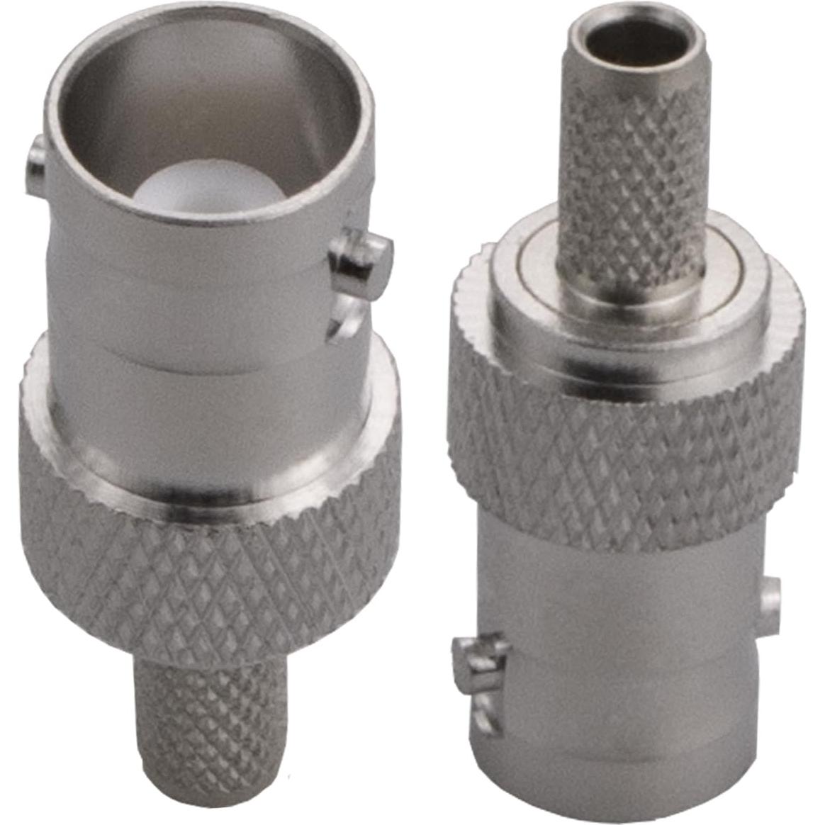 Conectores BNC hembra crimpado 50 Ohm RFetomax - Paquete de 5