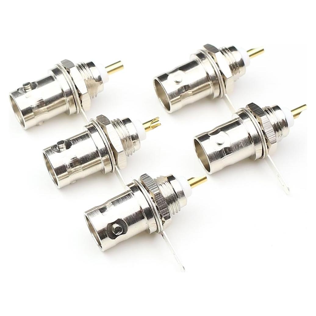 Conectores Coaxiales BNC Hembra ANHAN 5 Piezas 40.8g