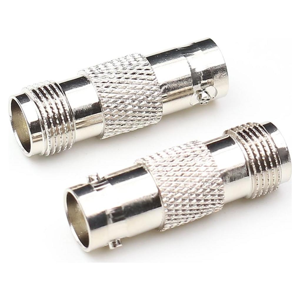 Adaptador Coaxial Hembra TNC a Hembra BNC ANHAN - 2 Piezas
