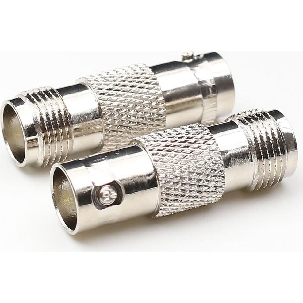 Adaptador Coaxial Hembra TNC a Hembra BNC ANHAN - 2 Piezas