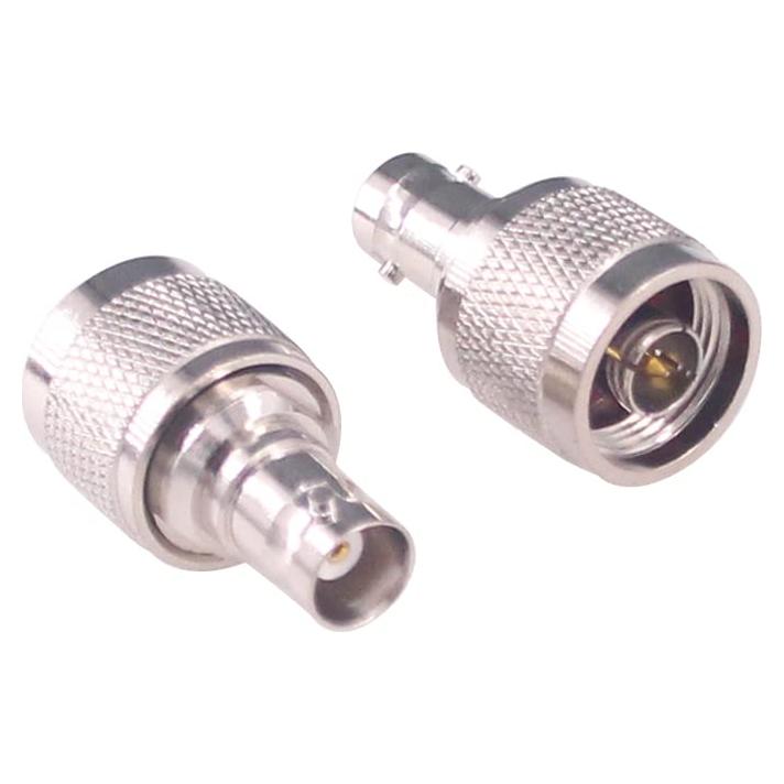 Adaptador Coaxial RF N Macho a BNC Hembra 2 Pcs - RFaha