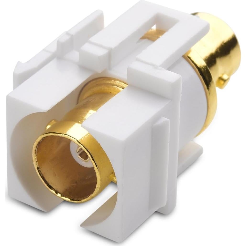 Inserciones Jack Keystone BNC Cable Matters 5 Unidades Blanco