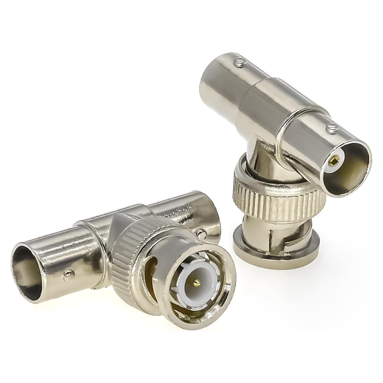 Conector BNC en Tee 2PCS Ahoaepy para CCTV y Radios
