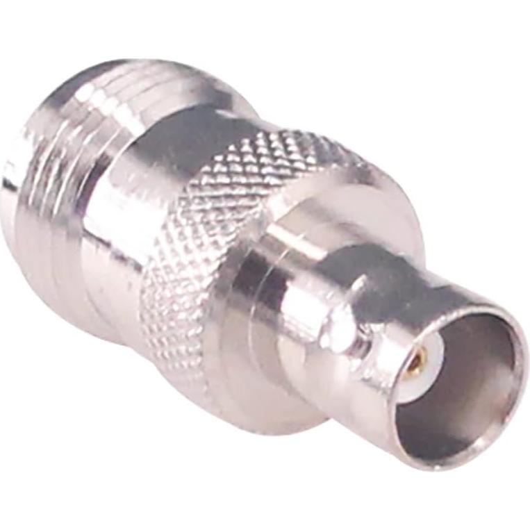 Adaptador Coaxial RF Hembra N a Hembra BNC 2 Pcs RFaha