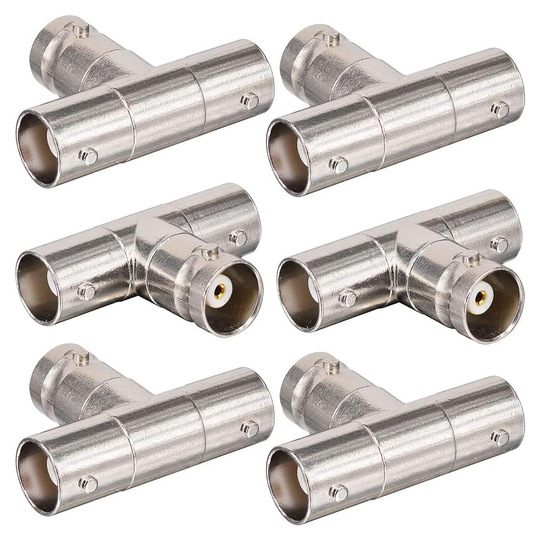 Divisor BNC Femenino a Doble Femenino Warmstor - 6 Paquetes