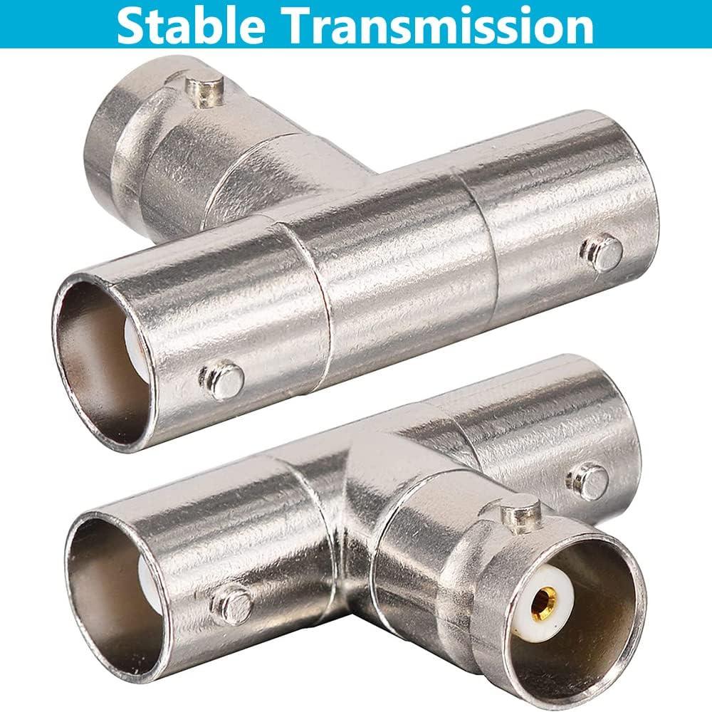 Divisor BNC Femenino a Doble Femenino Warmstor - 6 Paquetes