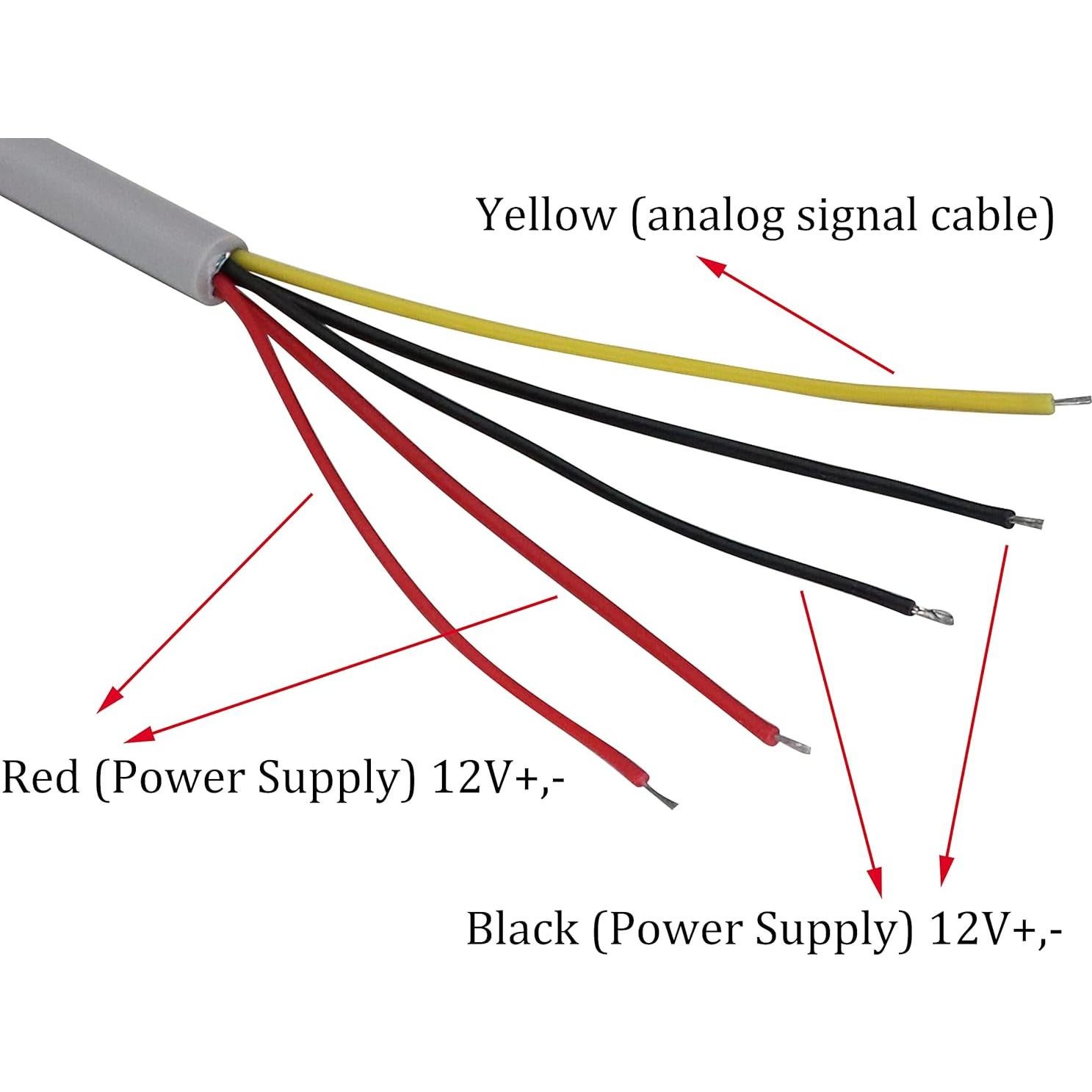 Cable de Alimentación BNC DC 5.5x2.1mm HCFeng 0.3m 4Pcs