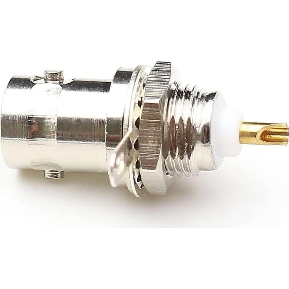 Conector BNC hembra montaje en panel con tuerca - 8 piezas