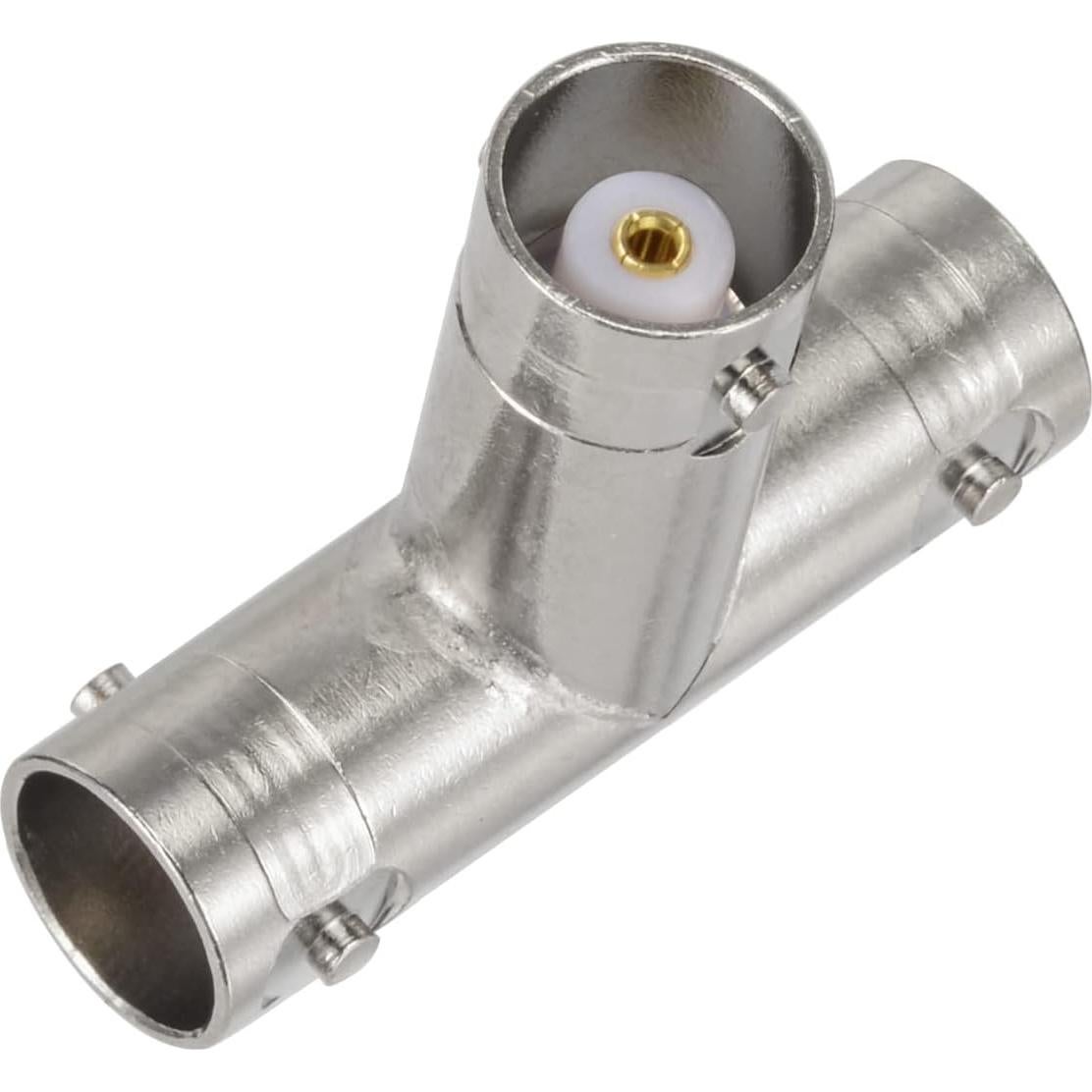 Adaptador en T BNC Eightwood 2pcs hembra 50 ohmios para CCTV