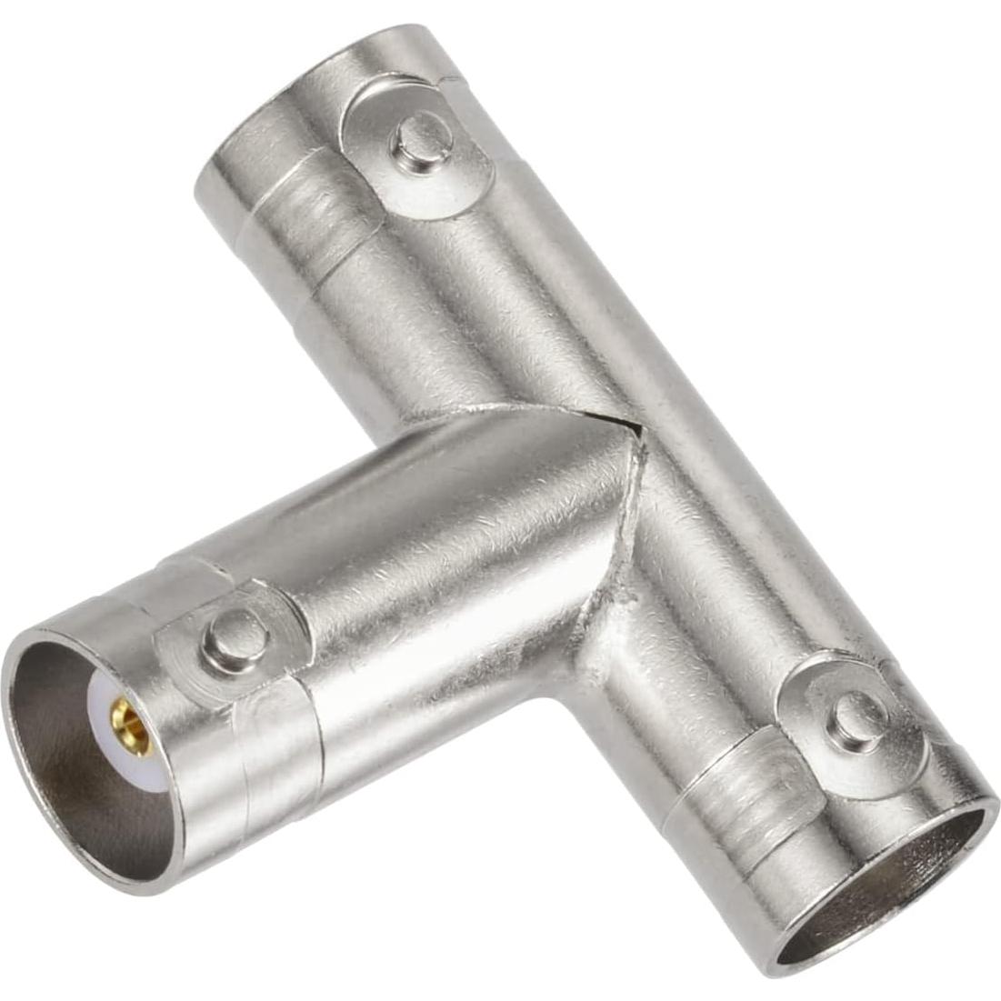 Adaptador en T BNC Eightwood 2pcs hembra 50 ohmios para CCTV