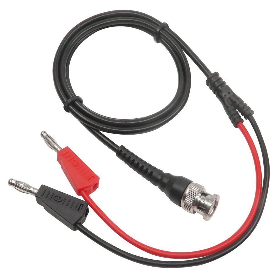 Cable Coaxial BNC Macho a Doble Banana 120cm Amadget