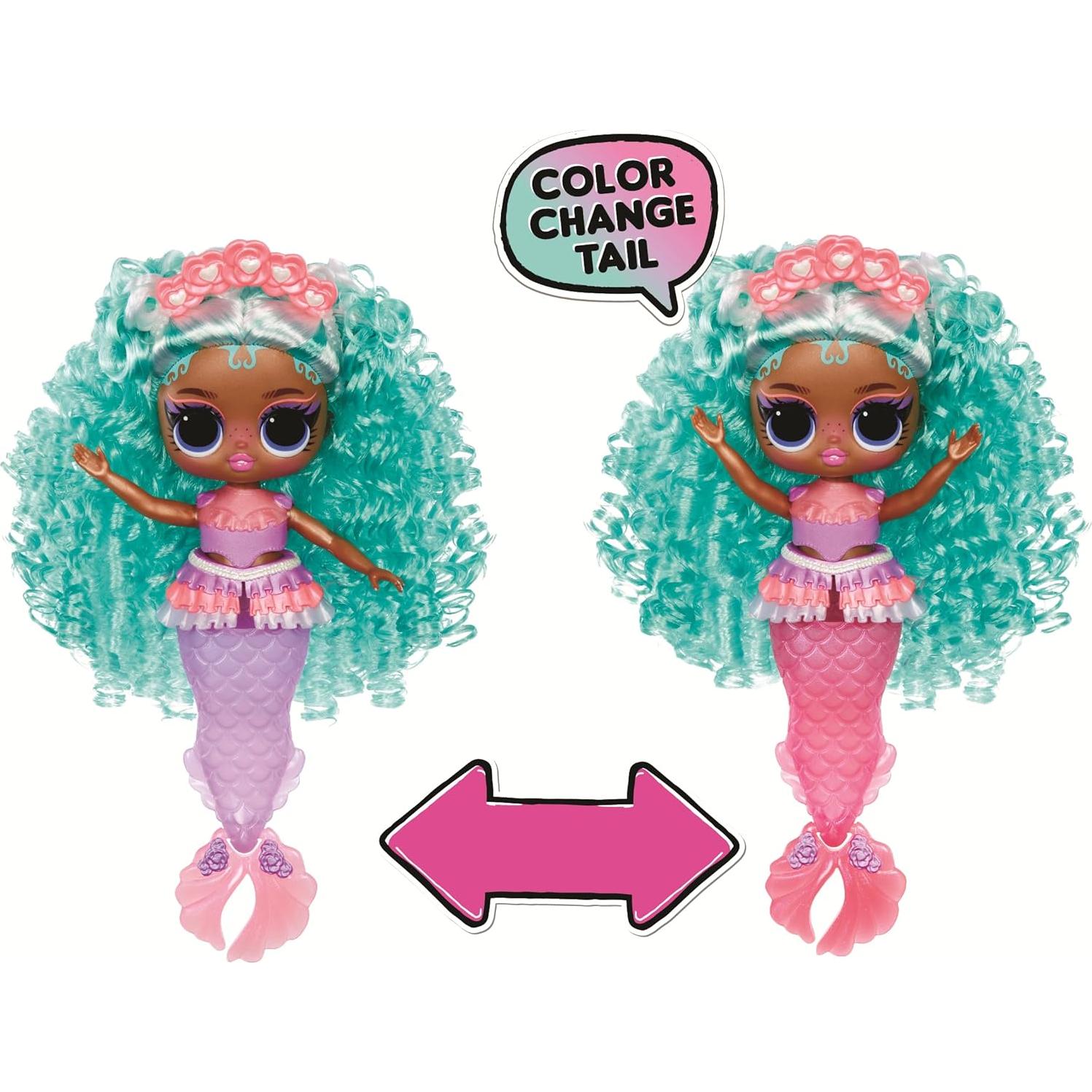 Muñeca L.O.L. Surprise Tweens Sirena Serena Finn - Cola que Cambia de Color y Accesorios