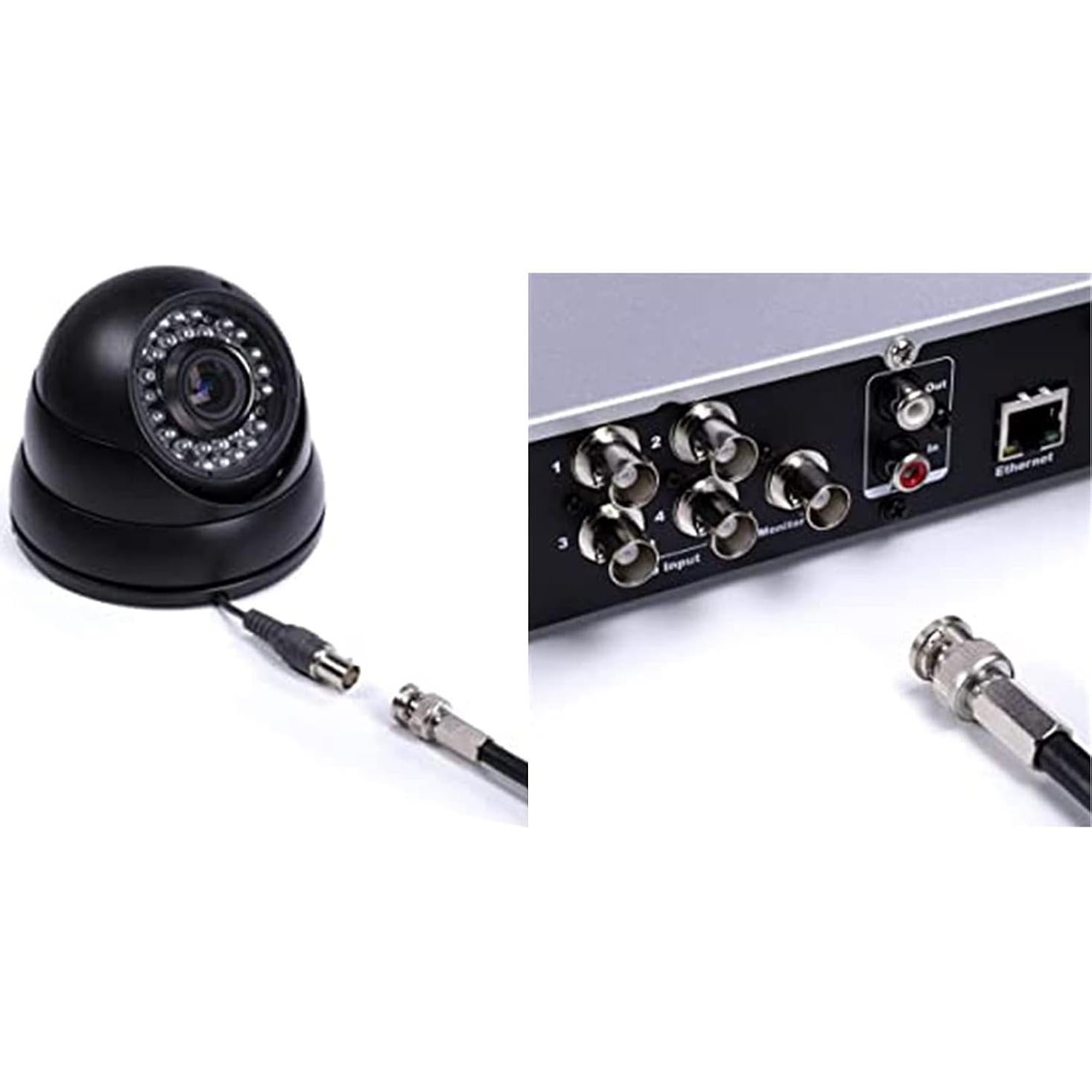 Conector BNC Macho Enroscar ENS para Coaxial RG 59 - 50 Pcs