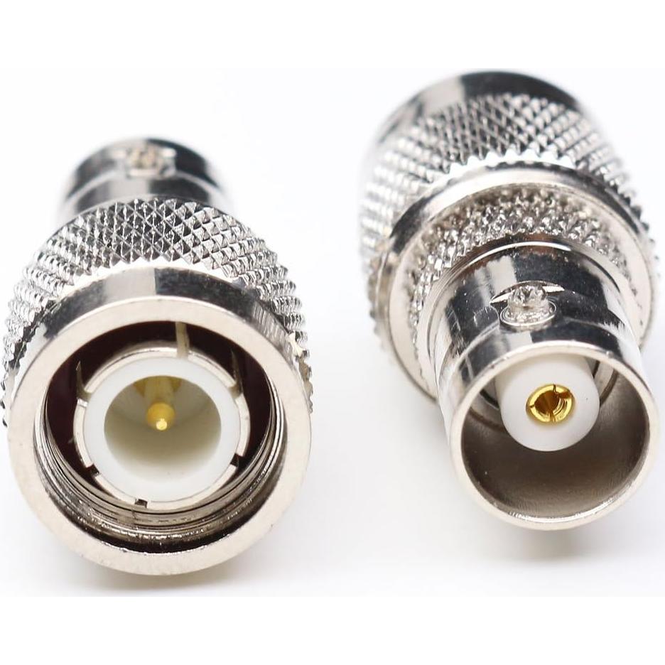 Adaptador Coaxial ANHAN TNC Macho a BNC Hembra 2 Piezas