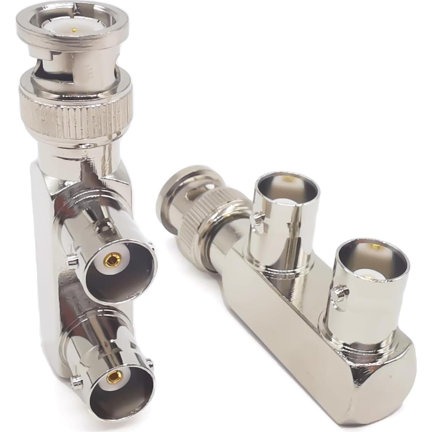 Adaptador Divisor BNC Macho a Doble Hembra Ahoaepy 2 Piezas