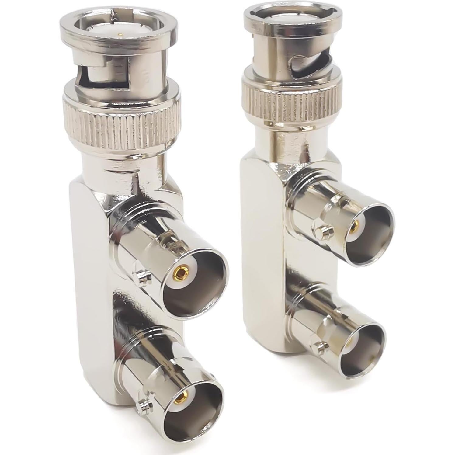 Adaptador Divisor BNC Macho a Doble Hembra Ahoaepy 2 Piezas