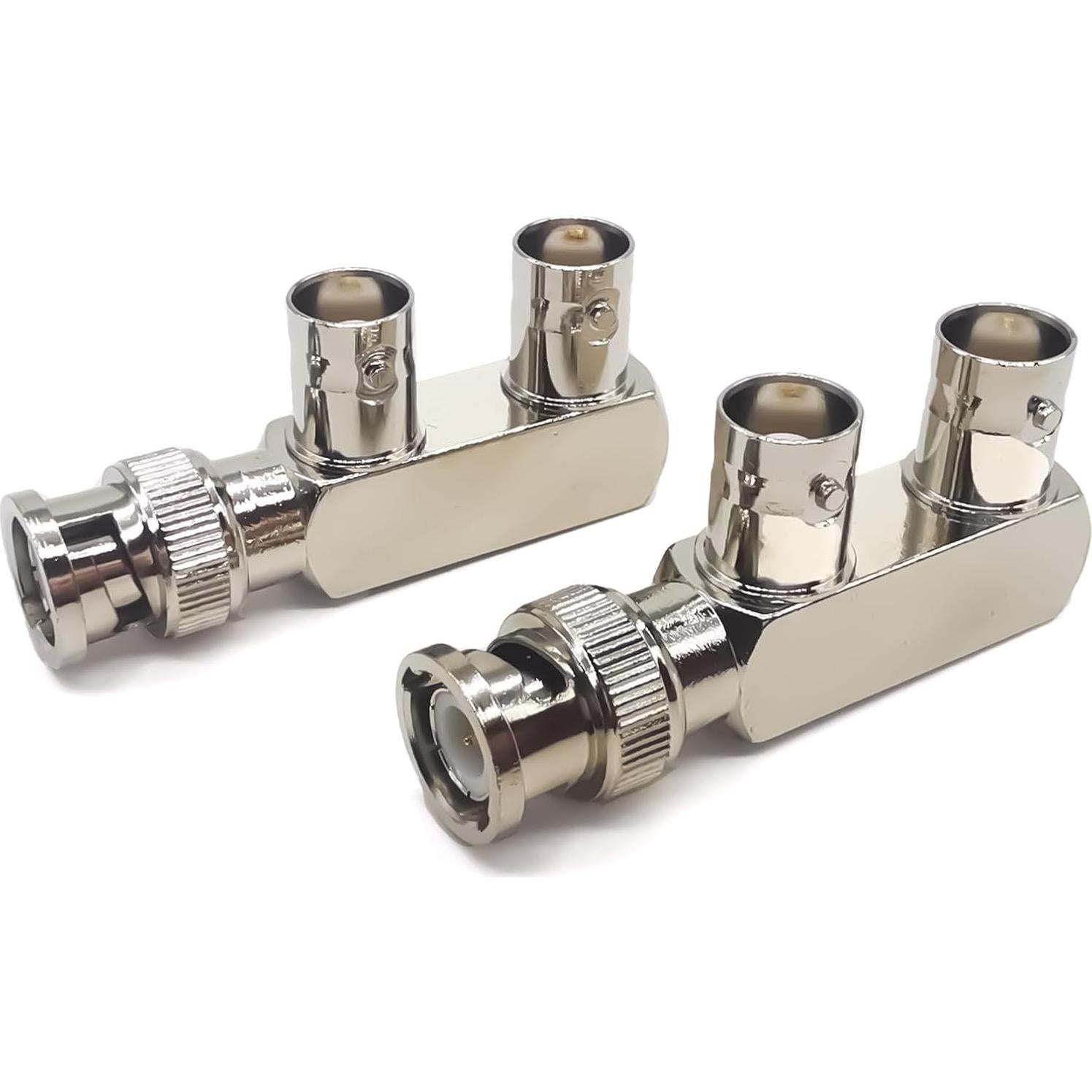 Adaptador Divisor BNC Macho a Doble Hembra Ahoaepy 2 Piezas