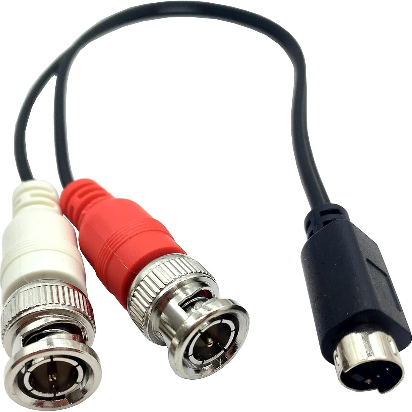 Cable divisor S-Video 4 pines a BNC dual 25 cm MTUERANC