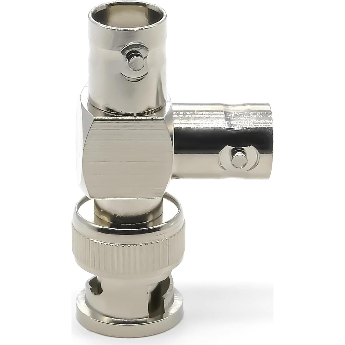 Conector BNC en T Ahoaepy 2PCS Divisor 3 Vías para CCTV