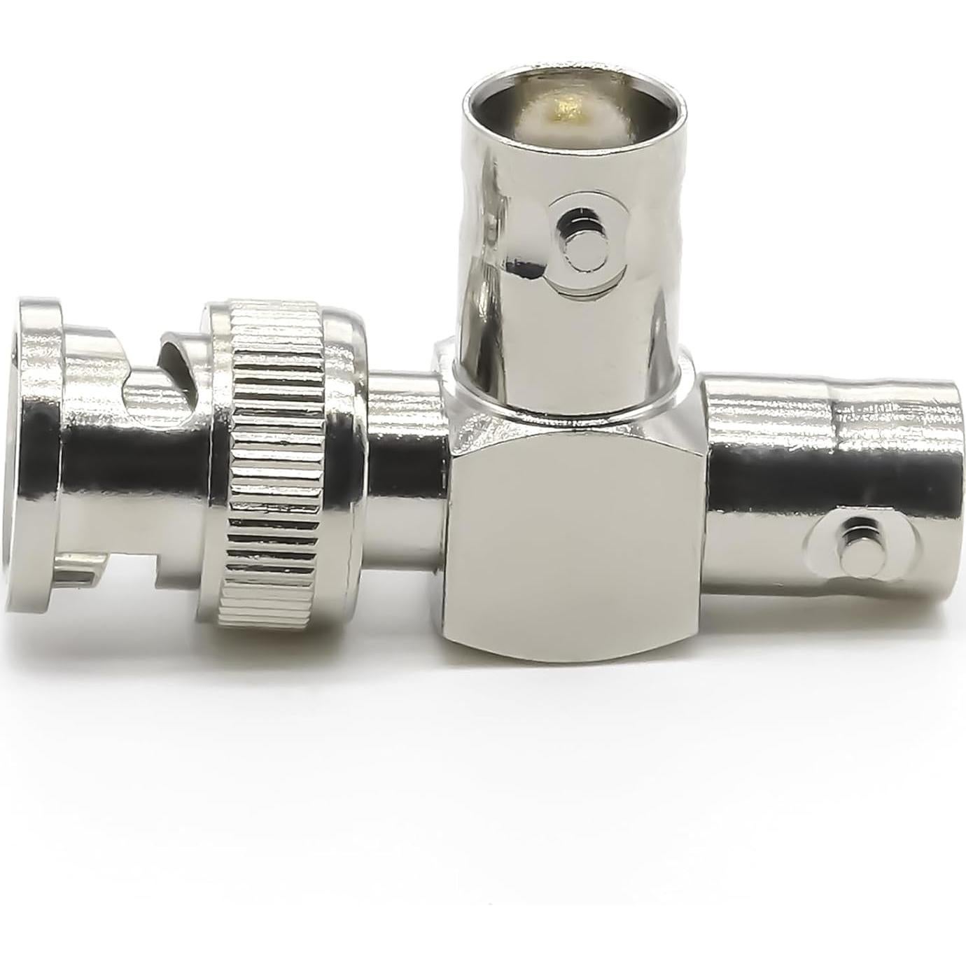 Conector BNC en T Ahoaepy 2PCS Divisor 3 Vías para CCTV