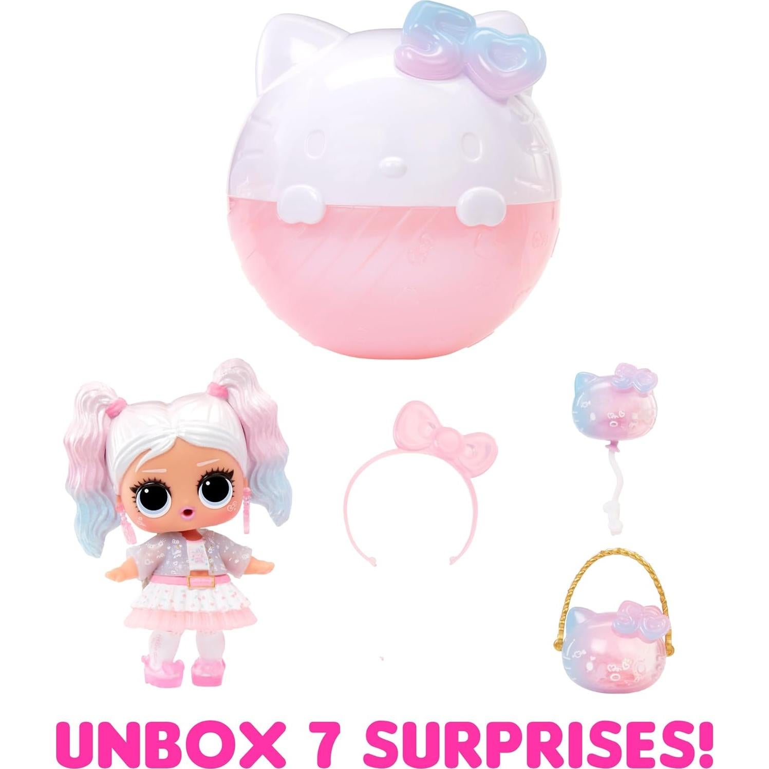 Muñeca L.O.L. Surprise Hello Kitty Miss Pearly 50 Aniversario