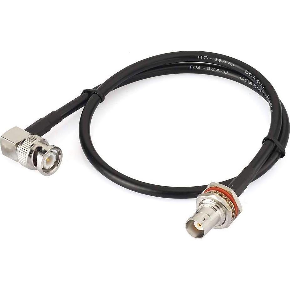 Adaptador BNC hembra a macho Eightwood 50cm RG58 50Ohm