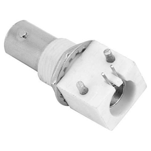 Conector BNC Femenino Garosa 10 Pcs Montaje en PCB Blanco