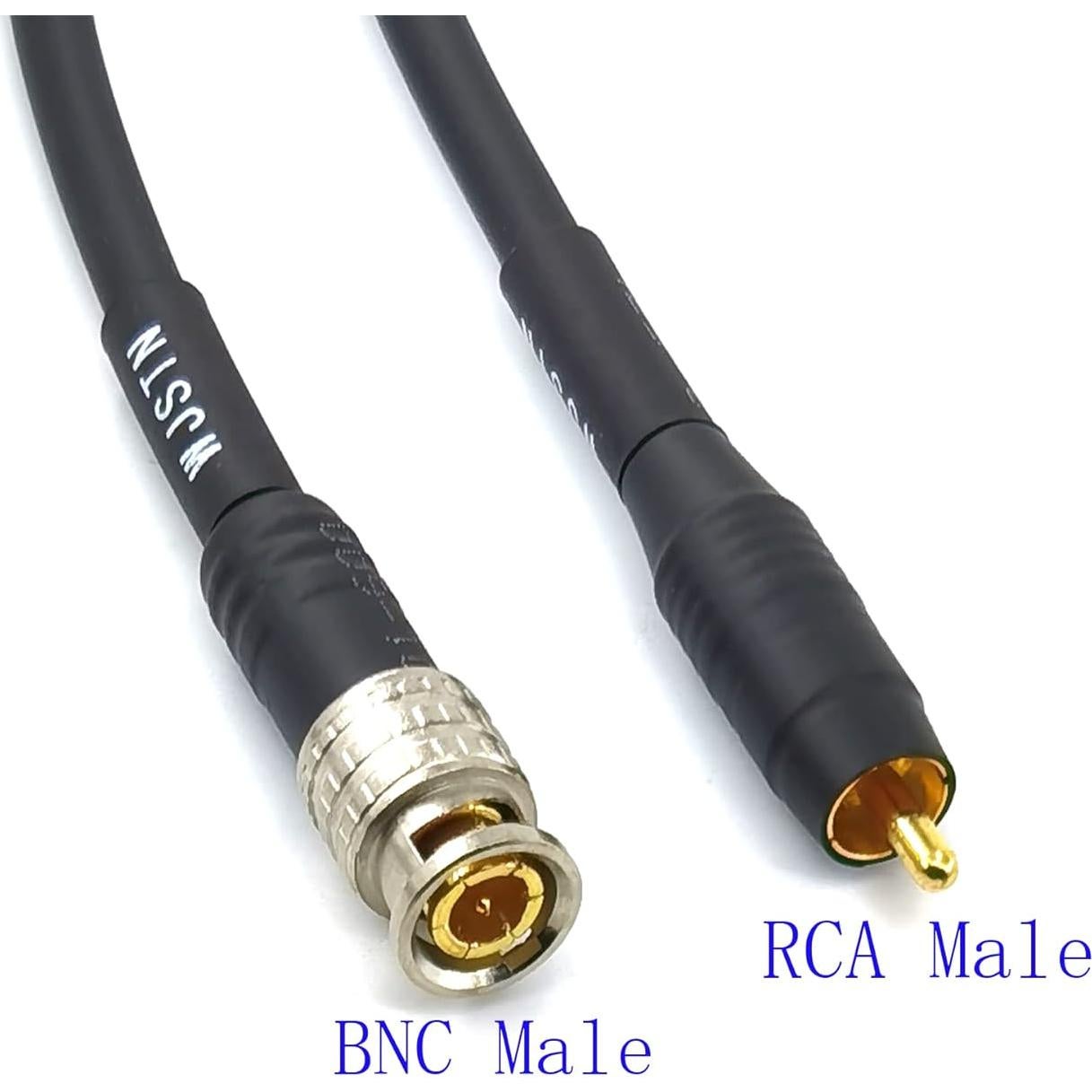 Cable de audio coaxial BNC a RCA WJSTN 15.24 cm 2Pack