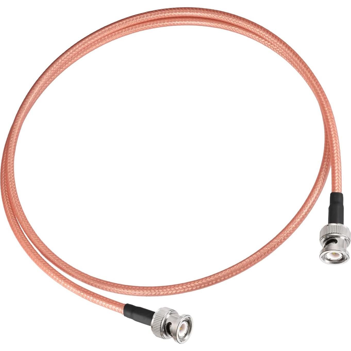 Adaptador BNC Macho a Macho Eightwood RG400 1 Metro Baja Pérdida