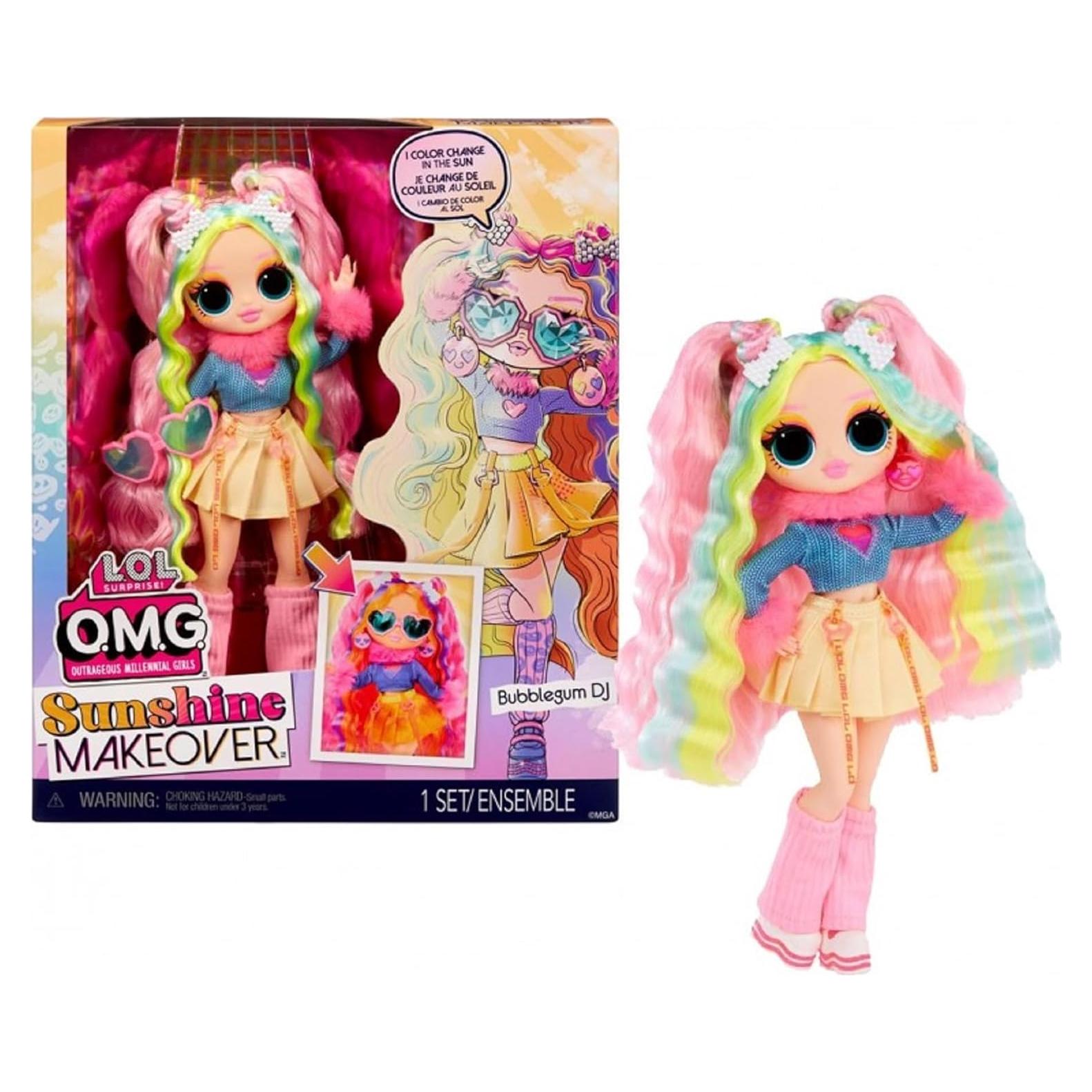 Muñeca L.O.L. Surprise! OMG Bubblegum DJ con Cambio de Color