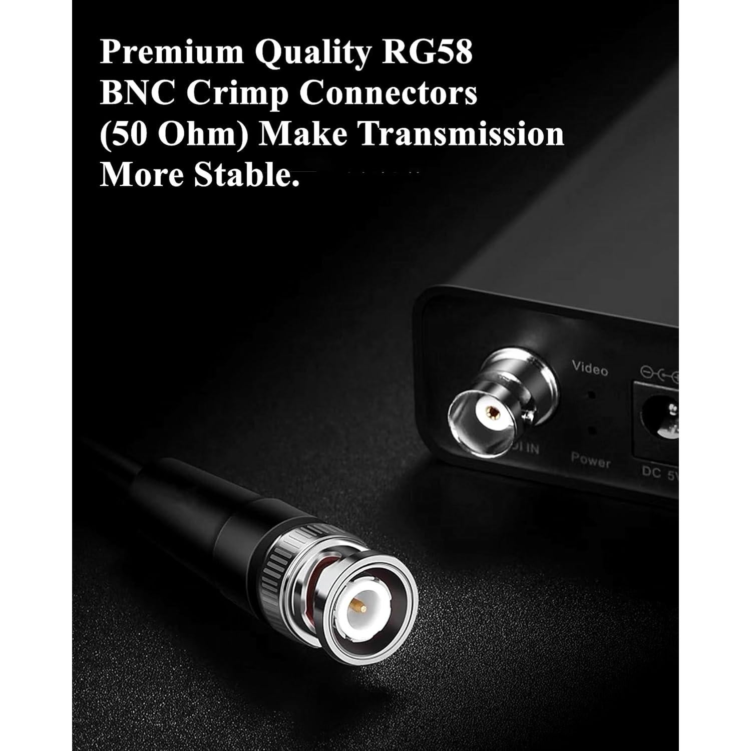 Kit de Herramientas de Crimpado BNC Dasxskj para RG58 RG59