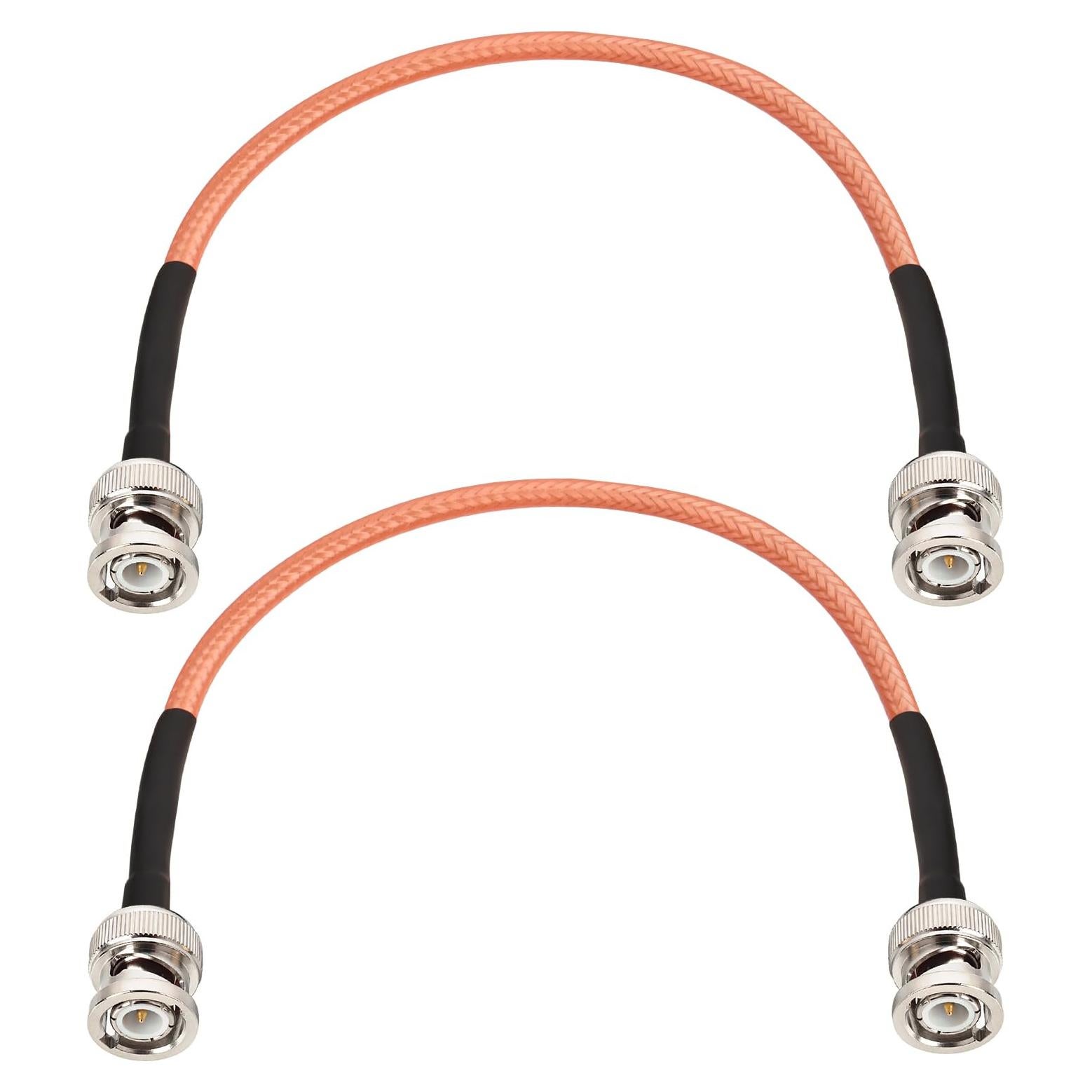 Cable Coaxial BNC Macho a BNC Macho RG142 0.30m 50 Ohmios - 2 Piezas