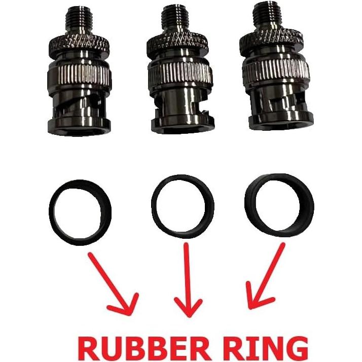 Adaptador Coaxial SMA Femenino a BNC Masculino 3-Pack - Chiko