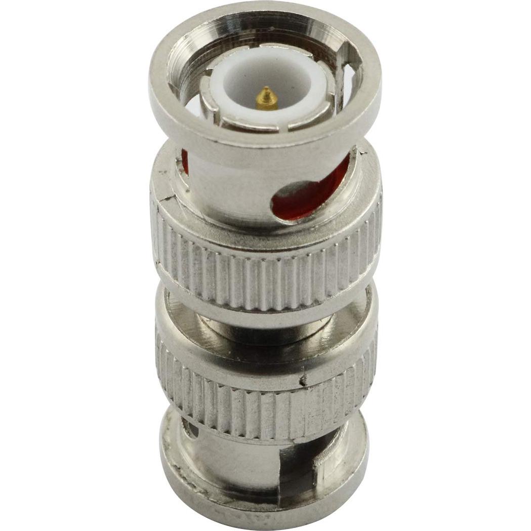 10 Adaptadores Coaxiales BNC Macho a Macho RuiLing para CCTV