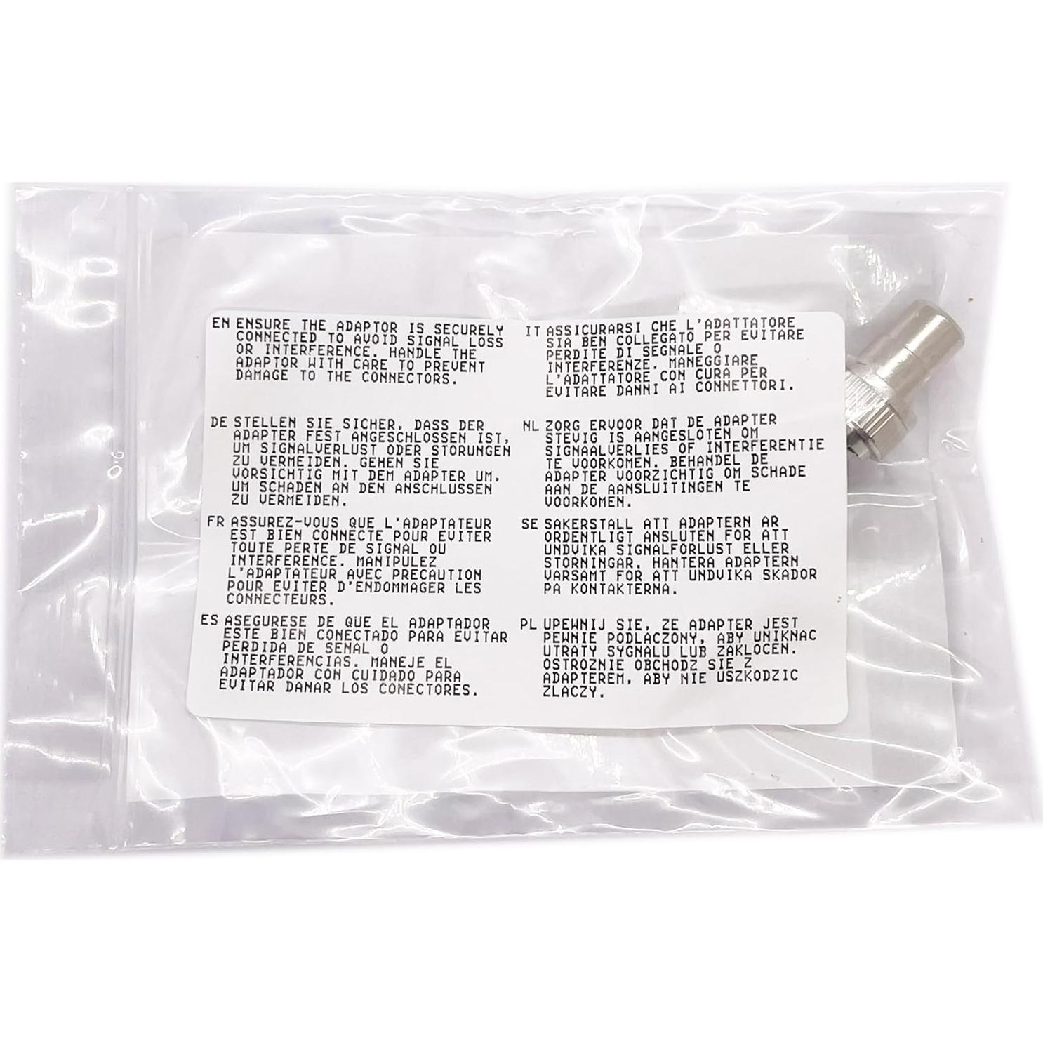 Adaptador BNC Macho a RCA Hembra Keple Niquelado 19.94g